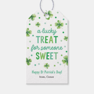 Lucky Treat for Someone Sweet St Patricks Gift Tag