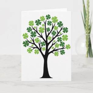 Lucky Tree Art Card