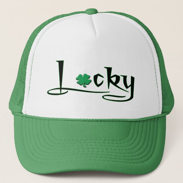 Lucky Trucker Hat (Front)