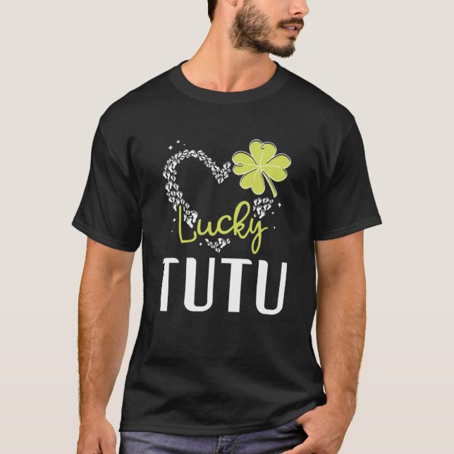 Lucky Tutu St Patricks Day womens T-Shirt (Front)