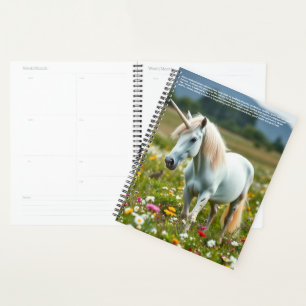 Lucky Unicorn Calendar Planner
