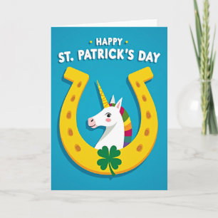 Lucky Unicorn Pattern Card