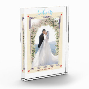 Lucky Us Romantic Wedding  Photo Block