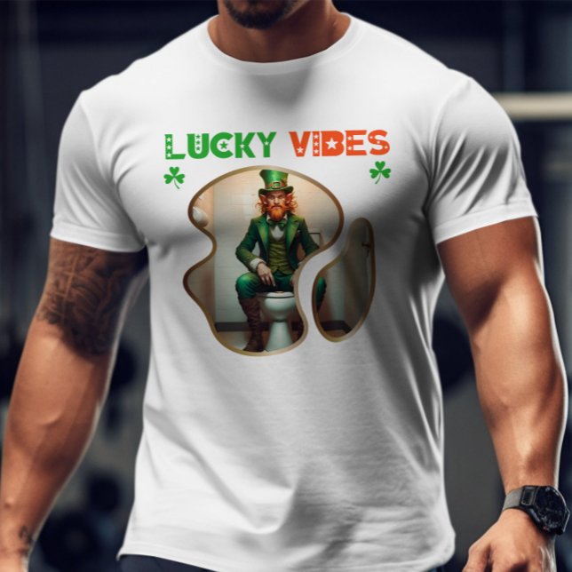 Lucky Vibes - Irish Luck and Laughter T-Shirt (Creator Uploaded)