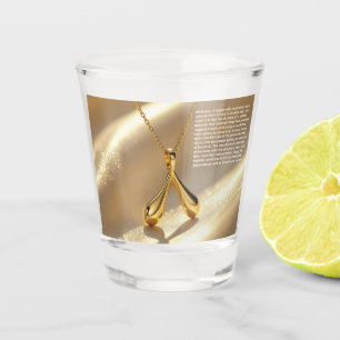 Lucky Wishbone  Shot Glass