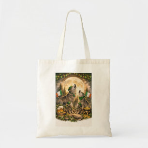 Lucky Wolf Pack – St. Patrick’s Day Family Howling Tote Bag