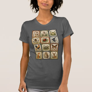Lucky Woodland Animal Collage T-Shirt
