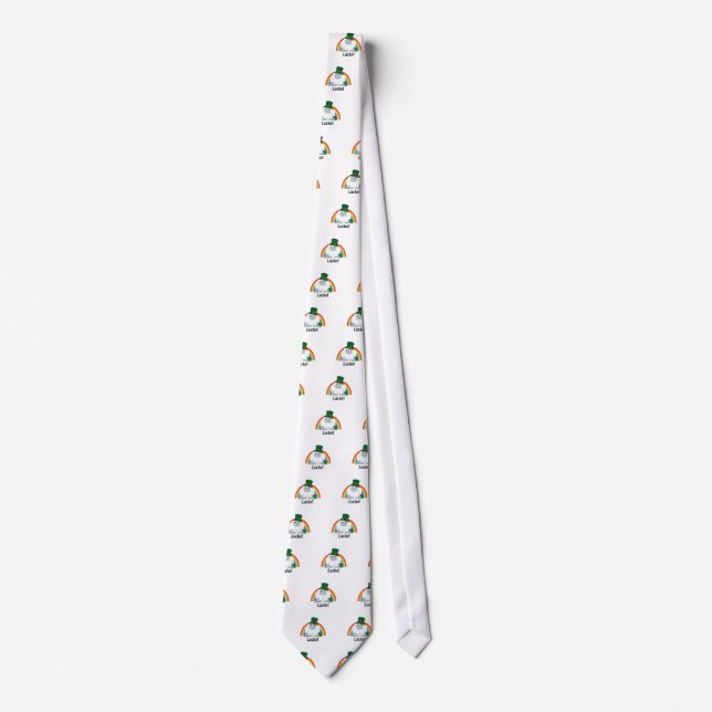Lucky Yeti Leprechaun Tie (Front)
