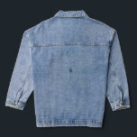 Luckyland Vertical Patriotic Flag Vintage Denim Jacket<br><div class="desc">Luckyland Vertical Patriotic Flag Vintage</div>