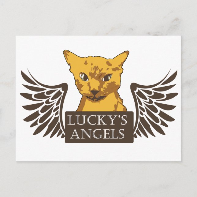 Lucky's Angels Post Card (Front)