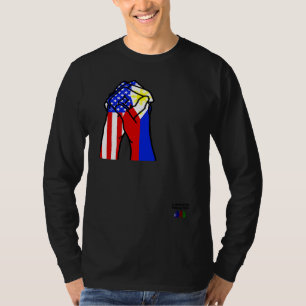 Lucmarty Hold Hands Filipino American USA Philippi T-Shirt