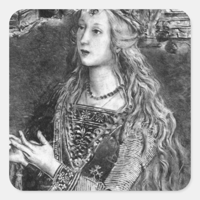 Lucrezia Borgia [House of Borgia] Square Sticker (Front)