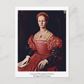 Lucrezia Panciatichi Portrait By Angelo Bronzino Postcard