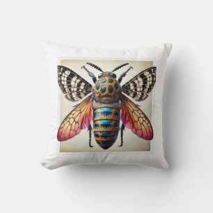 Luctithonus dorsal view in watercolor and ink 0309 throw pillow
