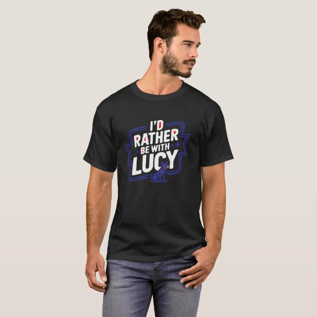 Lucy Escape Protocol T-Shirt for Guys Who’d Rather (Front Full)
