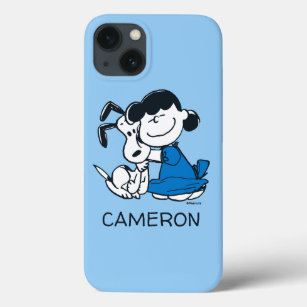 Lucy Hugging Snoopy iPhone 13 Case