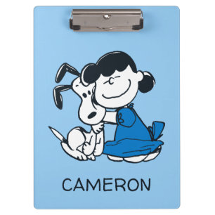 Lucy Hugging Snoopy Clipboard