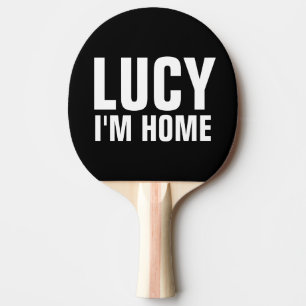 LUCY I'M HOME Funny Novelty Paddles