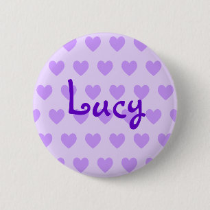 Lucy in Purple 2 Inch Round Button