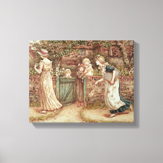 Lucy Locket lost her Pocket Canvas Print (Front)