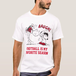Lucy Pulls Way Football From Charlie Brown T-Shirt