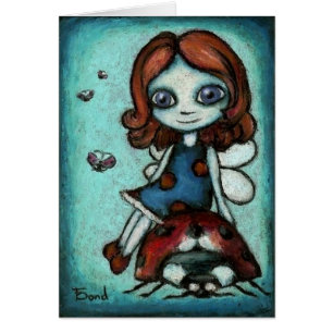 Lucy rousse - fée de coccinelle
