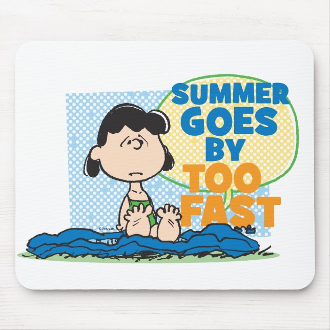 Lucy - Summer Goes By Too Fast Mouse Pad (Front)