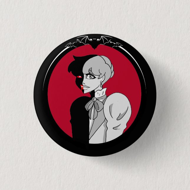 Lucy Westenra BRW Button (Front)