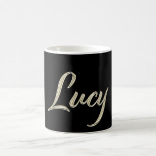 Lucy white Handwriting Tasse Kaffeetasse Coffee Mug
