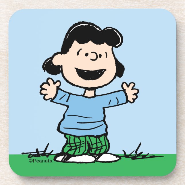 Lucy With Arms Wide Coaster (Front)