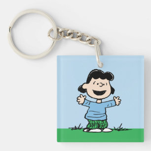 Lucy With Arms Wide Keychain