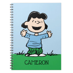 Lucy With Arms Wide Notebook