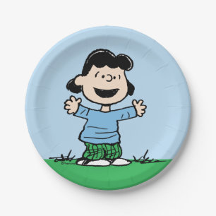 Lucy With Arms Wide Paper Plate