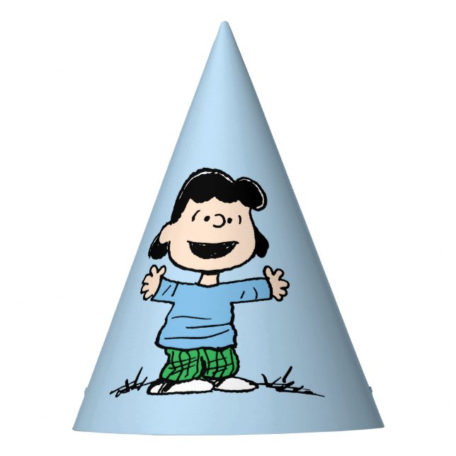 Lucy With Arms Wide Party Hat (Front)
