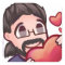 Ludarx | Love | Sticky sticker