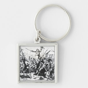 Luddite Rioters Keychain