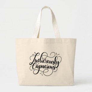 Ludicrously capacious large tote bag