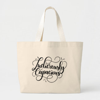 Ludicrously capacious  large tote bag