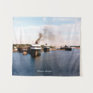 Ludington Ferries tapestry