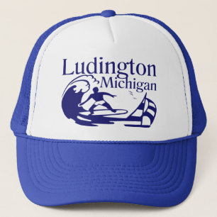 Ludington Michigan Trucker Hat