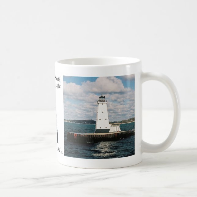 Ludington North Breakwater Light mug (Right)