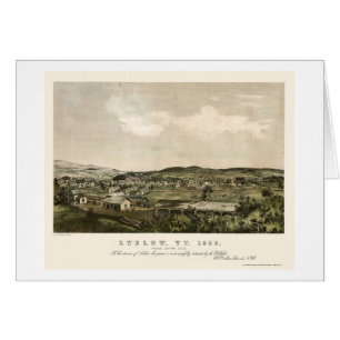 Ludlow, carte panoramique de VT - 1859