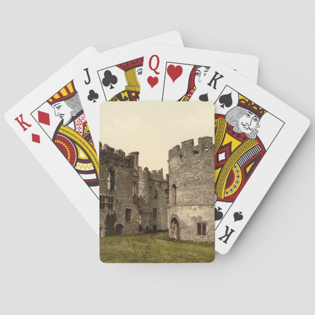 Ludlow Castle I, Shropshire, England Playing Cards (Back)