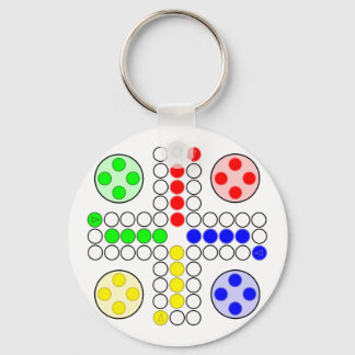 Ludo Classic Board Game Keychain