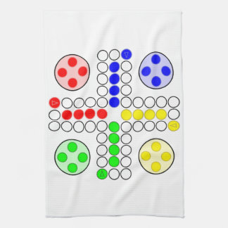 Ludo Classic Board Game Kitchen Towel