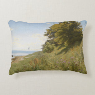 Ludvig Kabell - Summer day at the sea Accent Pillow