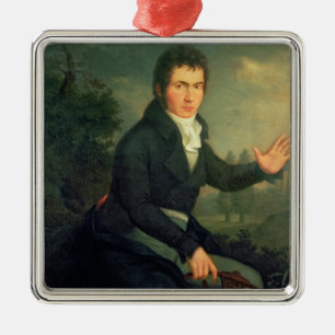 Ludvig van Beethoven , 1804 Metal Ornament