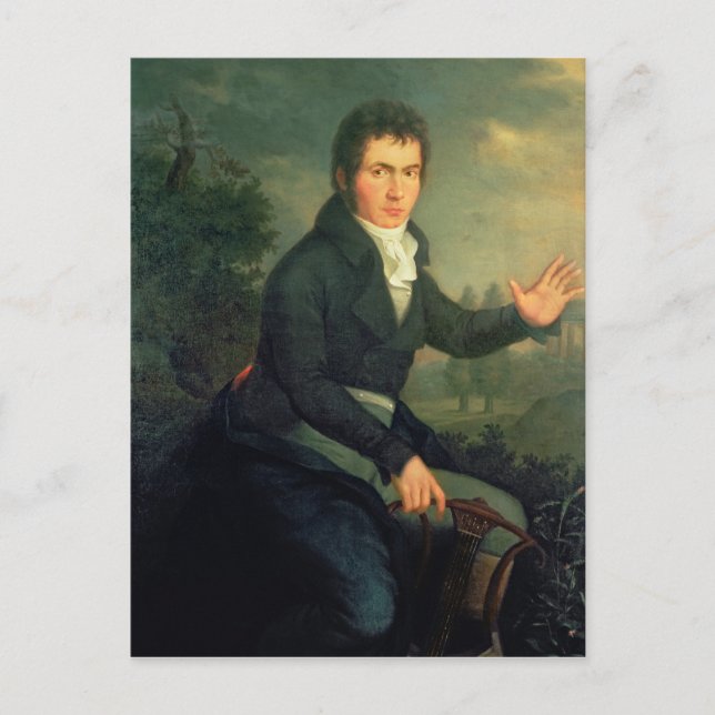 Ludvig van Beethoven , 1804 Postcard (Front)