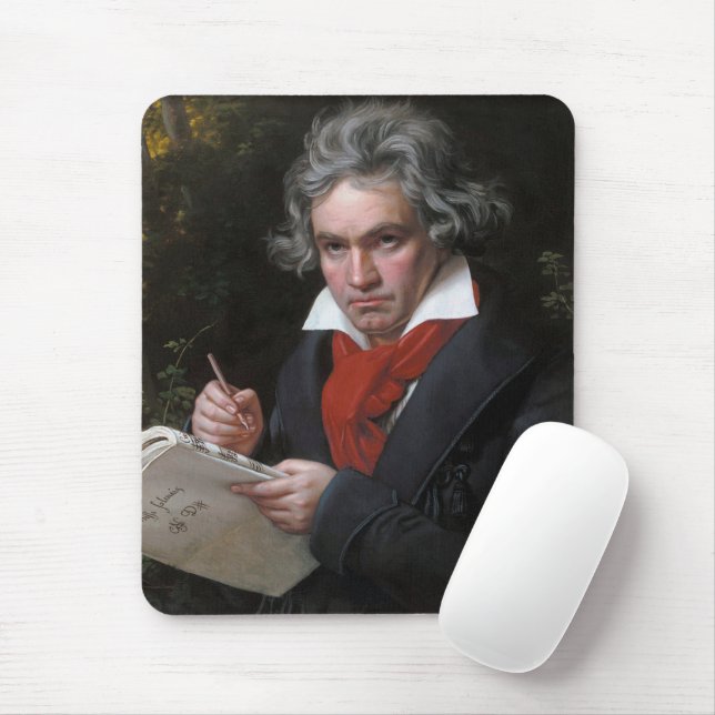 Ludwig Beethoven Symphony Classical Music Composer Mouse Pad (With Mouse)