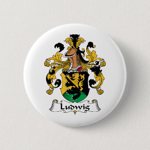 Ludwig Family Crest 2 Inch Round Button